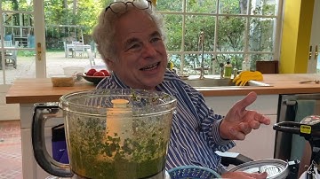 Cooking Pesto Sauce with Itzhak Perlman