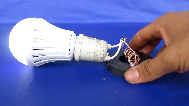 Free energy generator with light bulbs using magnets - Simple project at home 2018