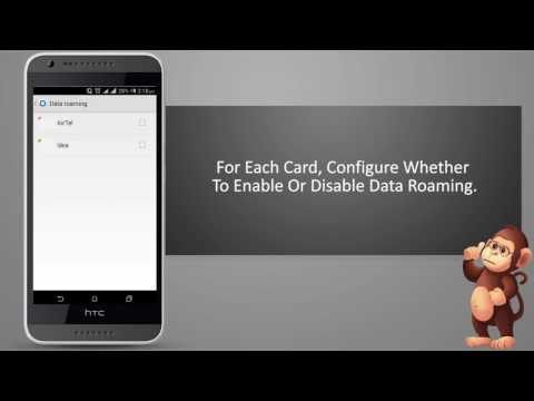 HTC How to Turn Data Roaming On or Off on  smart phones user guide support