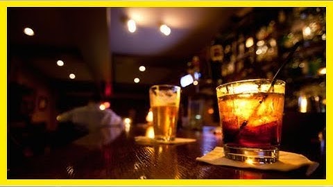 L'Astuce à Connaître Quand On Prend un Verre dans un Bar.