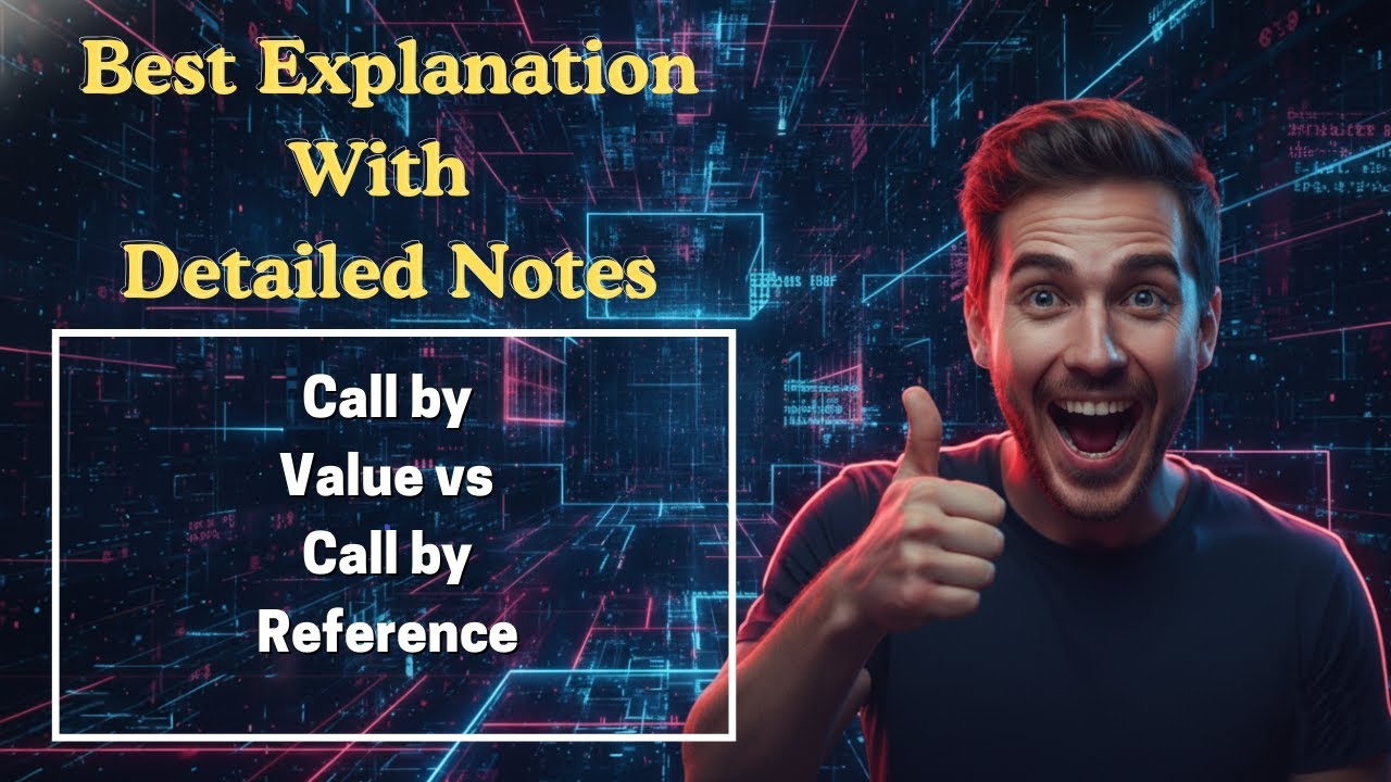 [193] Call by Value vs Call by Reference (Programming for Problem ...