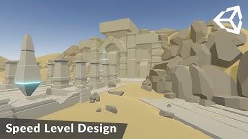 Speed Level Design - LowPoly Ruins [Unity]