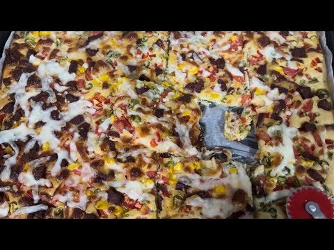 Hamur Yoğurmak Yok❗️Beklemek Yok❗️Böyle Pizza Yok Pratik Krep Pizza Tarifi🍕