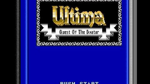 Ultima   Quest of the Avatar USA intro - Nintendo Entertainment System (NES)