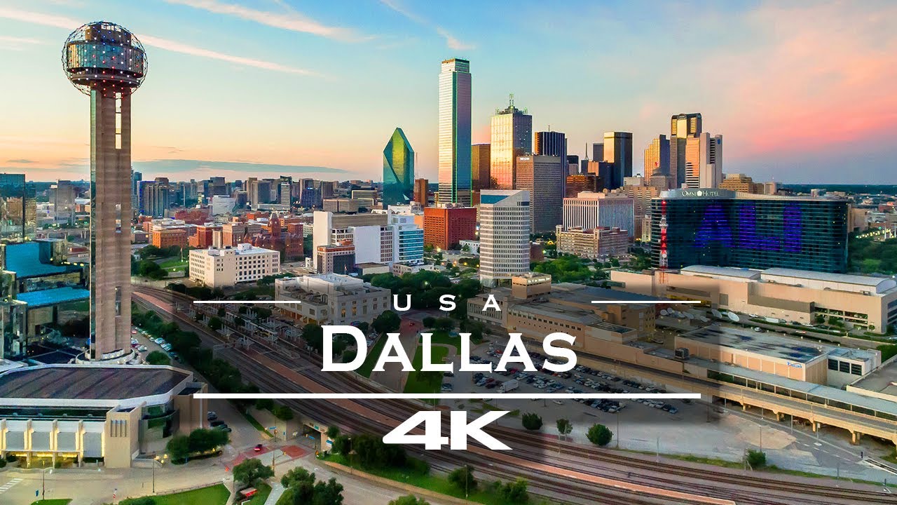 Dallas - Texas, United States of America 🇺🇸 - by drone [4K]