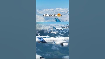 Airbus then VS Airbus now #aviation #avgeeks #747 #edit #airbus