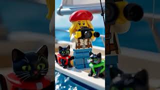 adorable lego adventure photographer and her black kittens perseus and loki meet dolphins and whales