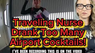 Traveling Nurse Tries To Force Her Way Onto Plane After Being Denied Boarding! 👩‍⚕️✈️🥂