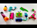 DIY How to Make Polymer Clay Miniature Makeup Set, Comb, Makeup box, Hair Dryer, TV | Dolliyon