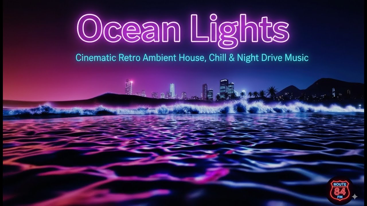 Route84FM – Ocean Lights | Cinematic Retro Ambient House, Chill & Night Drive Music