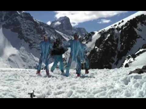 The Norwegian alpine ski team dancing