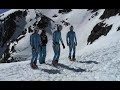 The Norwegian alpine ski team dancing