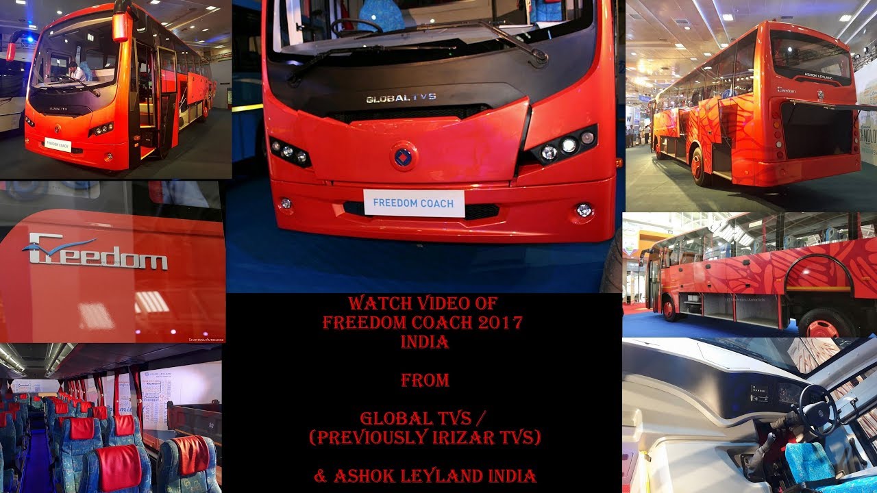 NEW BUS COACH Global TVS Irizar TVS Ashok Leyland India Front