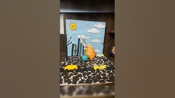 Global Warming Model #shorts #viralvideo ##trending ##sciencemodel #project #workingmodels
