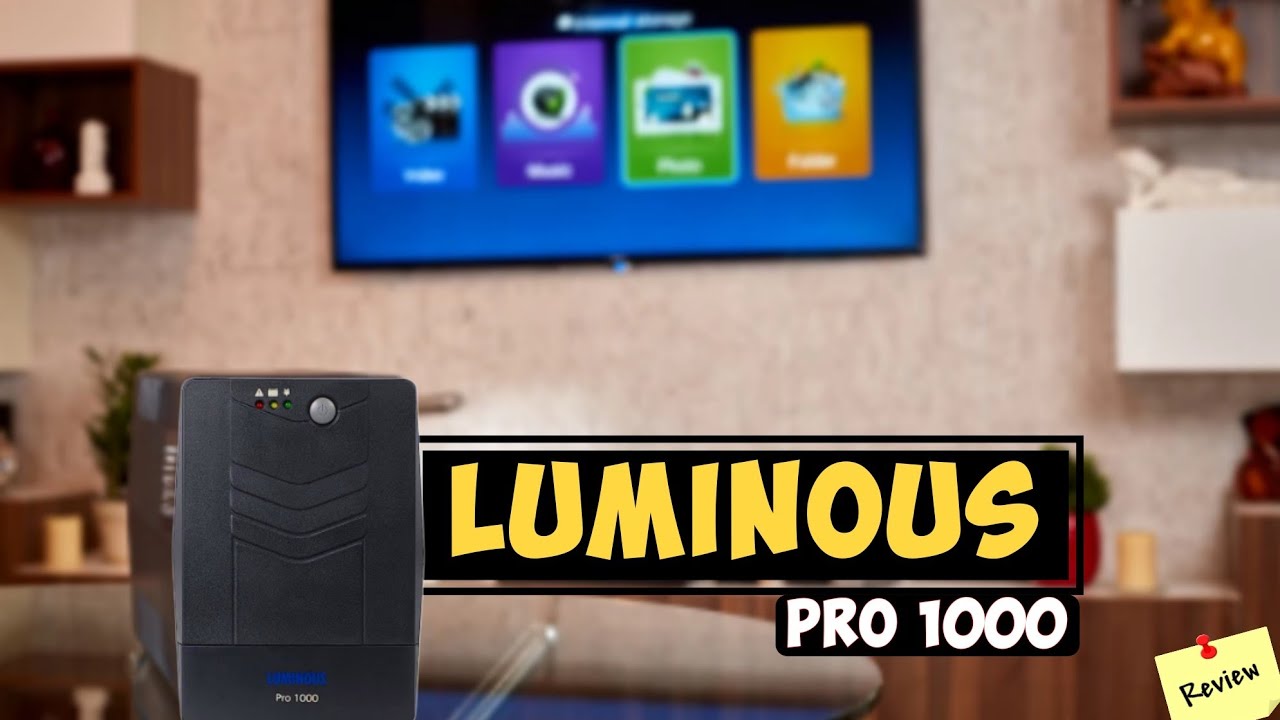 Luminous Pro 1000 || Luminous LB 1000 Pro Ups ||  1KVA UPS || Unboxing & Review