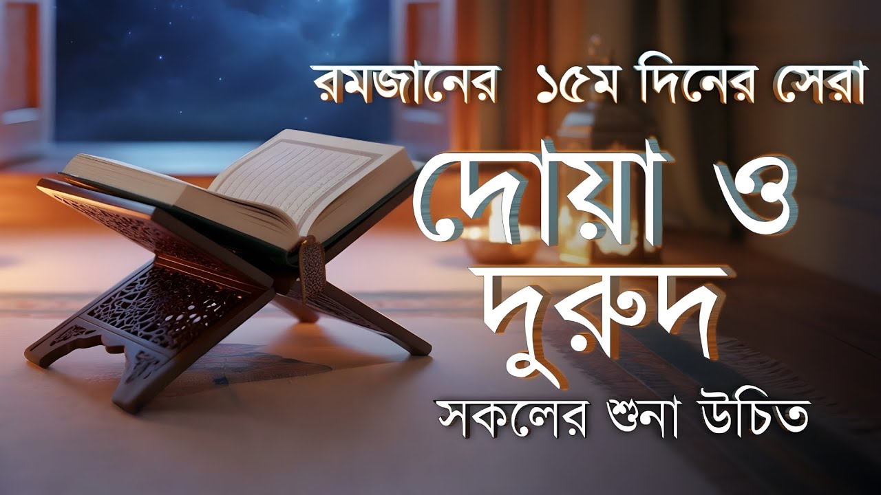 রমজানের পঞ্চদশ রোজার দোয়া ও ফজিলত | 15th Day Ramadan Dua By Alaa Aqel