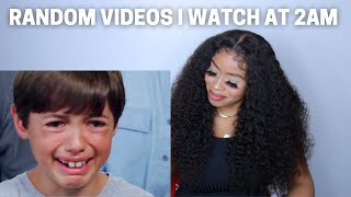 RANDOM VIDEOS I WATCH AT 2AM REACTION | CARINE TONI