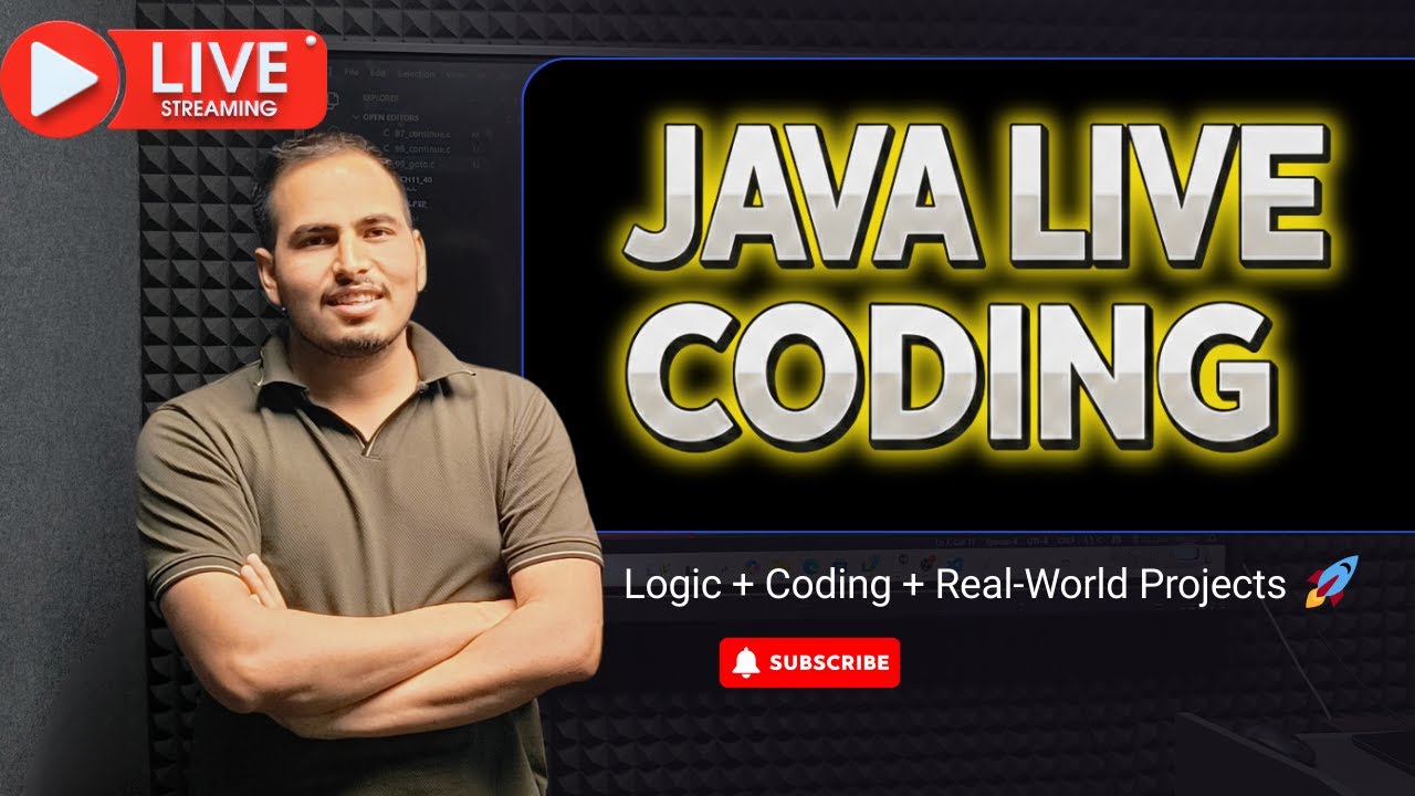 java live coding (import stmnt continue...) - YouTube