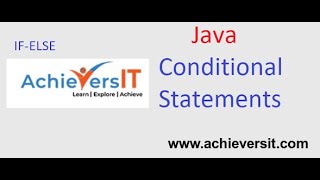 Conditional statements and conditional operation 21-10-2021 #operator #Statement #Java #CoreJava