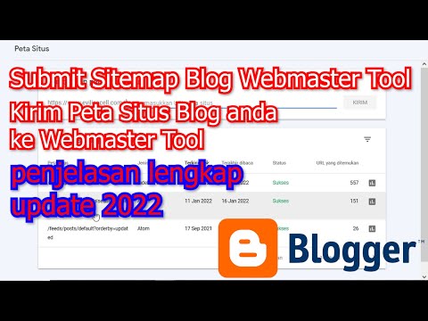 Cara Submit Sitemap Blog Google Webmaster 2022