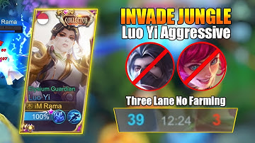 Luo Yi Agressive Brutal Damage (Auto 1 Shot Kill) Luo Yi Best Build Top 1 Global 2022 - MLBB