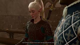 Baldurs Gate 3 - Discussing the Steel Watch w/ Drow dialogue