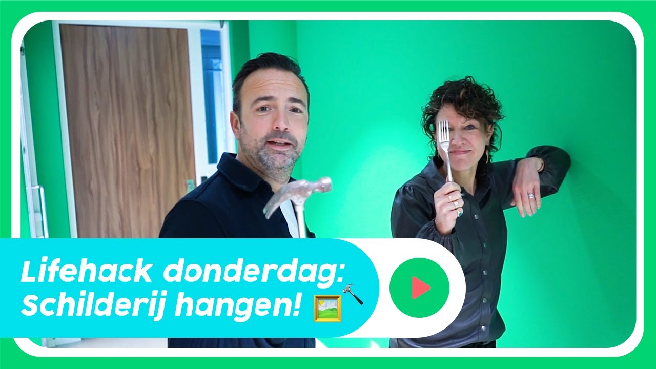 Lifehack donderdag zo hang je handig een schilderij op! Toch