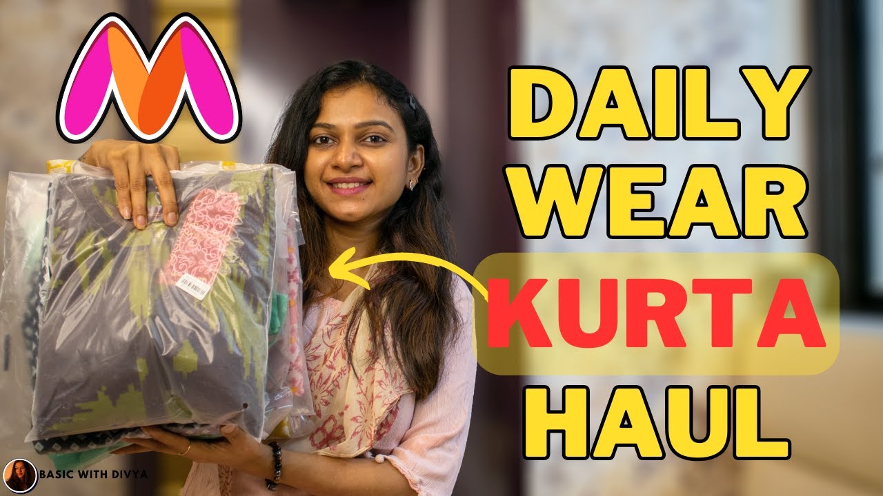 Myntra Kurta Set Haul Myntra Haul for Your Daily Wear Need Basic