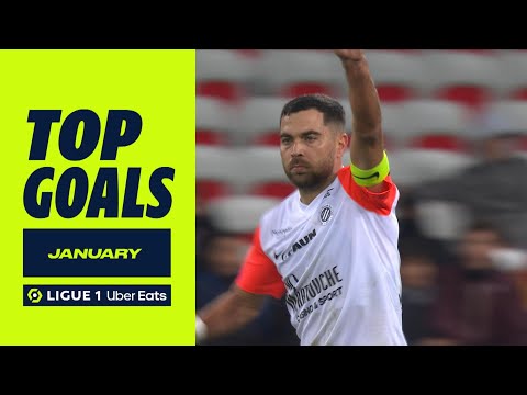 Top goals Ligue 1 Uber Eats - January (season 2022/2023)