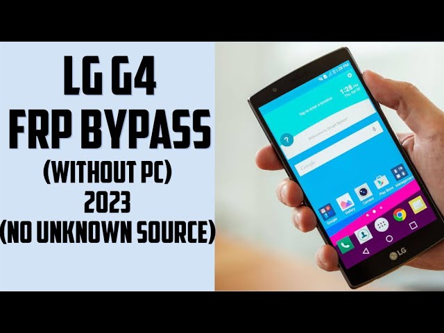 LG G4 (H810) - Reset device - AT&T