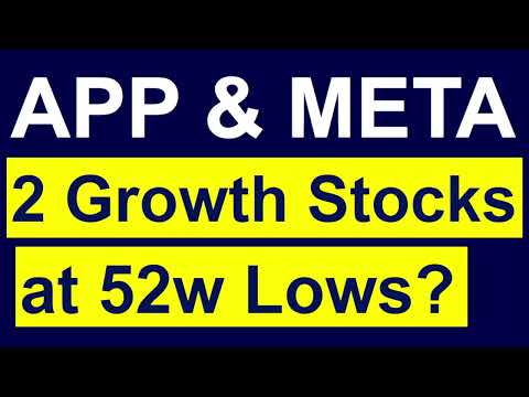 Video preview for APP and META: 2 Large-Cap Growth Stocks DUMPED by Mr. Market...Now Too Cheap to Ignore? My Analysis.