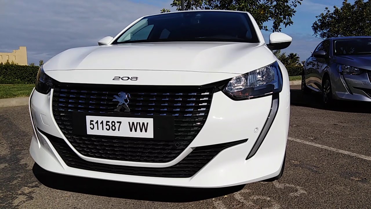 A la découverte de la nouvelle Peugeot 208 à Al Djadida au Maroc YouTube