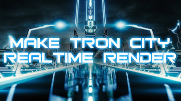 Make Tron City in Blender Eevee