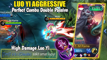 Luo Yi Best Build For  Spam Double Passive | Top Global Luo Yi | Luo Yi Best Build ~ Mobile Legends