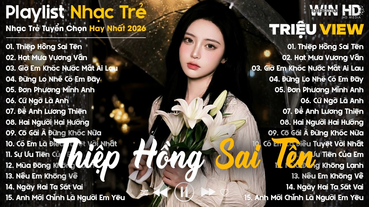 Thiệp Hồng Sai Tên, Hạt Mưa Vương Vấn... - Nhạc Trẻ Ballad Buồn Tâm Trạng Hot TikTok TRIỆU VIEW