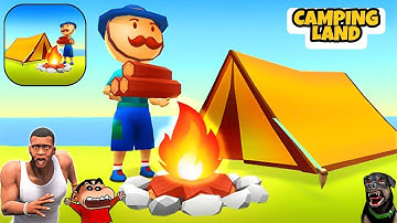 SHINCHAN Noob vs Pro vs Hacker in CAMPING LAND with Franklin and Chop | Dream Squad Op