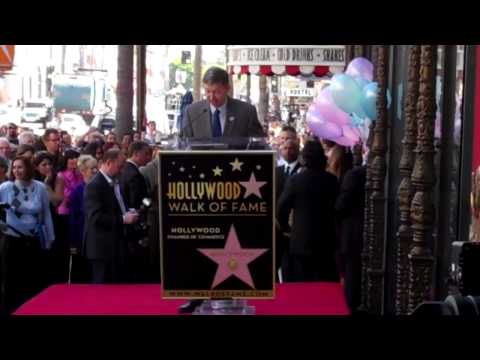 Leron Gubler introduces Penelope Cruz on Hollywood...