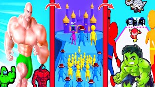 Muscle rush 3d, superhero race, water man puzzle game, shape shifter, join clash 3d game | new games screenshot 4