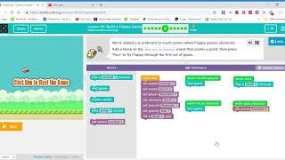 Lesson 26 Build a Flappy Game #6 screenshot 3