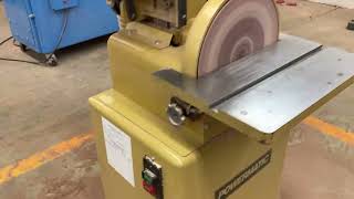 Lot of 2:  Powermatic BD31A 6" x 48" Belt and 12" Disc Sanders