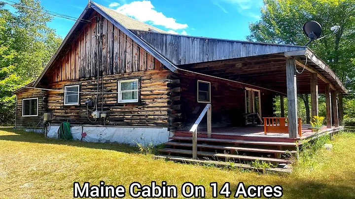 Maine Cabins On 14 Acres | $150k | Pond | ME Real Estate For Sale | Need Investment | Trails