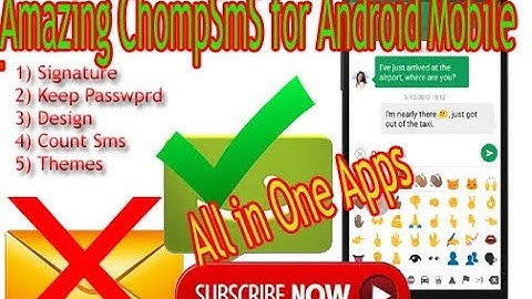 ChompSms for androind mobile All in One 2017