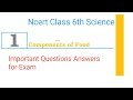 ncert class 6th science chapter 1 important questions answers for exam | ncert solutions | ncert
