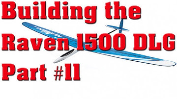 HobbyKing Raven 1500 DLG - Build Pt11 - Connecting the Ailerons