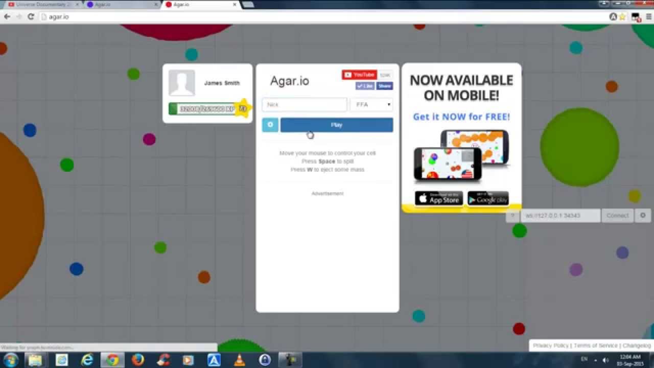 Agario Connecting Error Glitch Bug