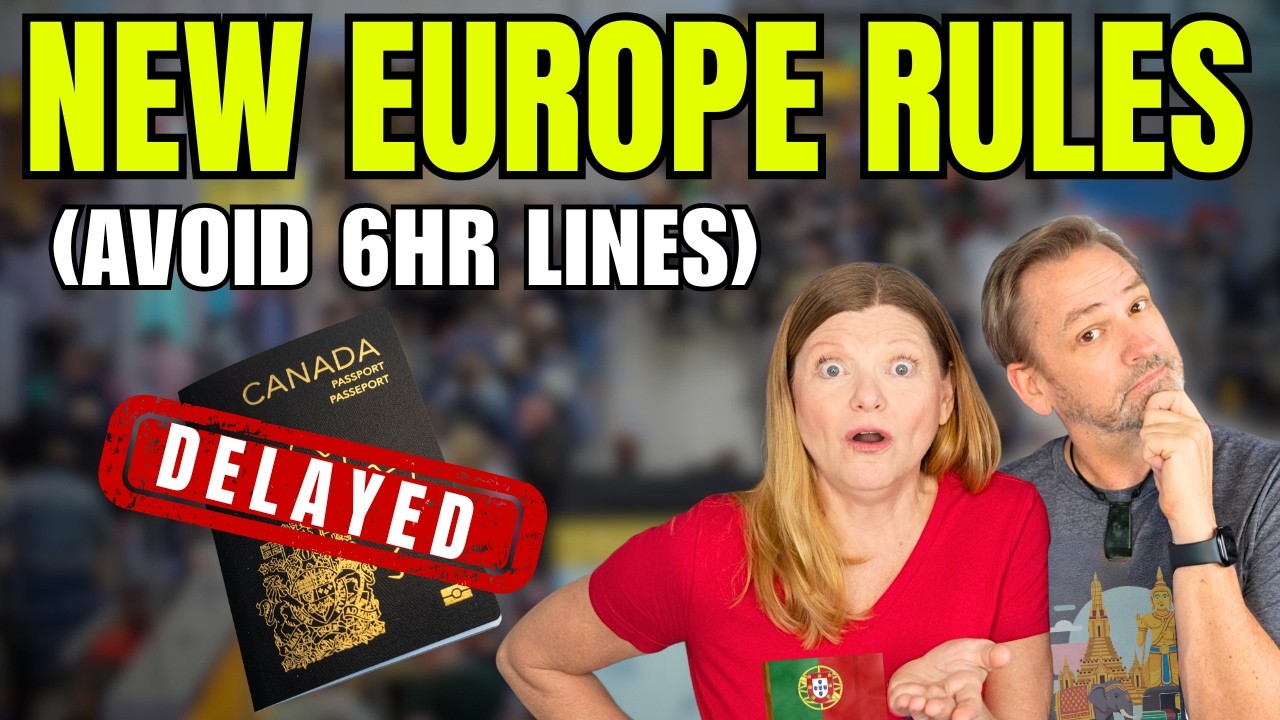 EUROPE’S New EES Border Rules Could COST YOU YOUR FLIGHT (6-Hour Lines?!)