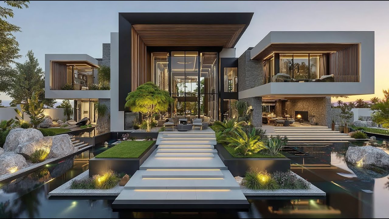 The Twin Horizon Residence | A Home Framed by Water and Light