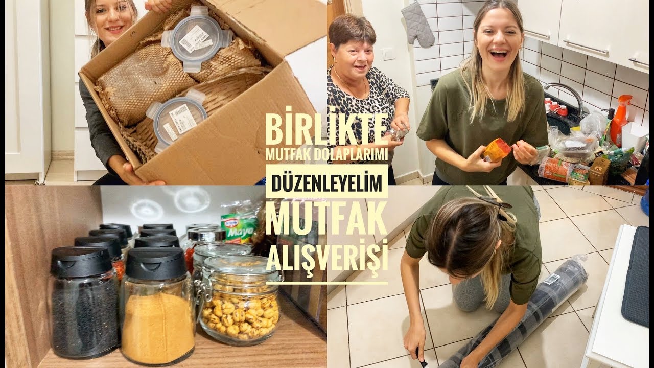 KARGOLARI AÇIP MUTFAK DOLAPLARIMI BİRLİKTE DÜZENLEYELİM | SONUNDA RAHATLADIM