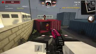 Winning gun game in 90 seconds pixel strike 3d screenshot 5