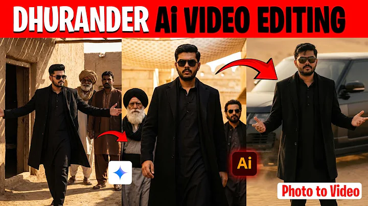 Akshay Khanna Viral Ai Photo to video editing | Dhurandhar Movie dance ai prompt 